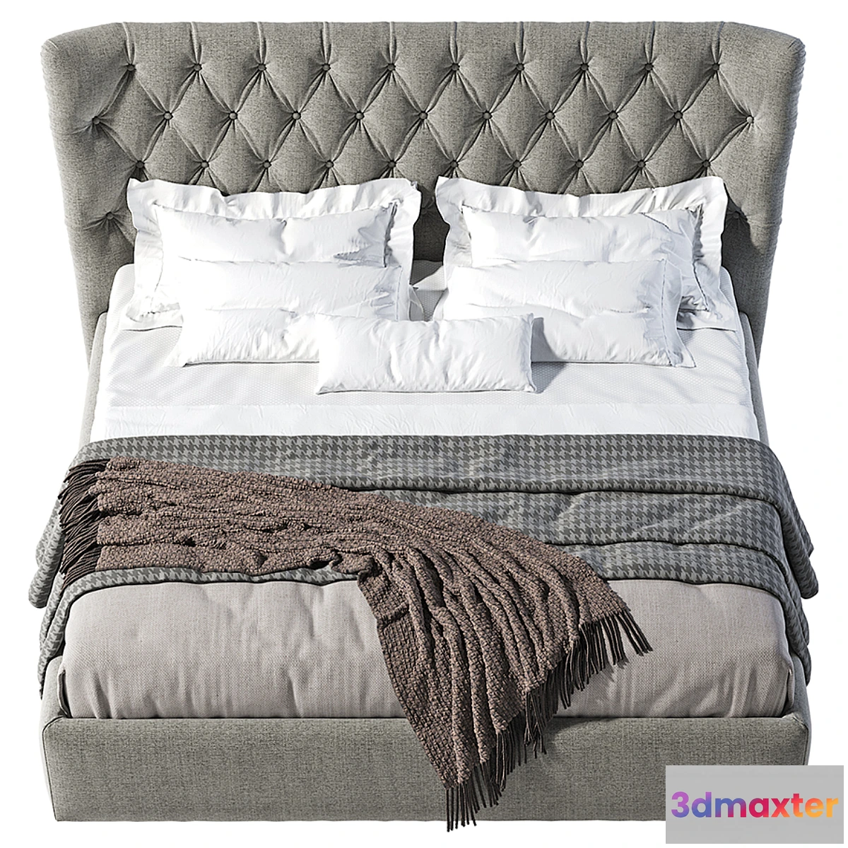 1472506 - SELENE BED BOLZAN 3D Max