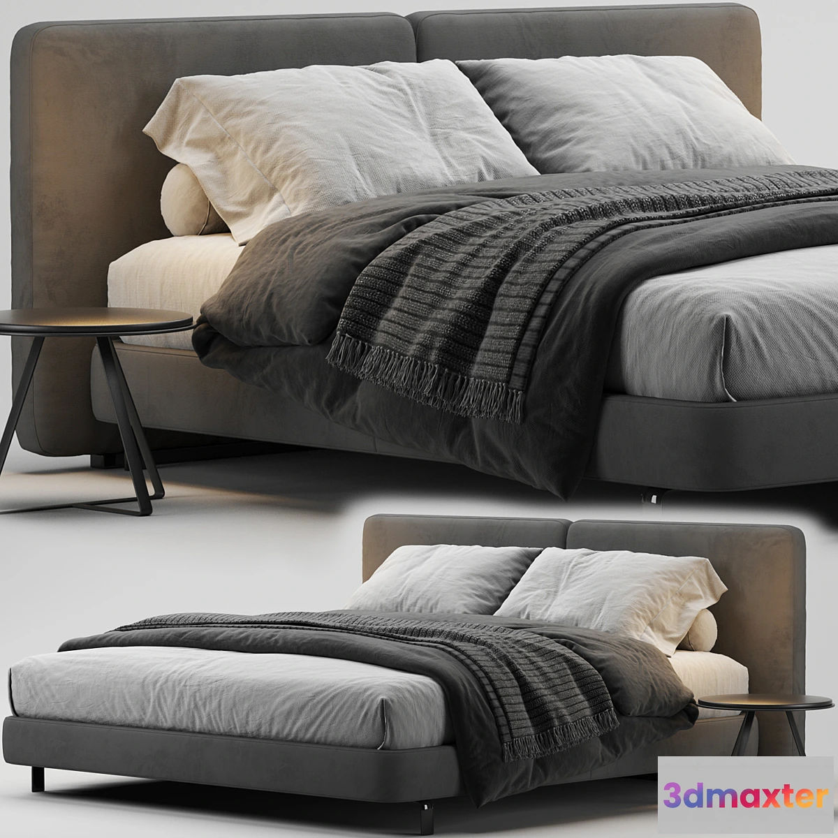 1473074 - Minotti tatlin bed 3D Max