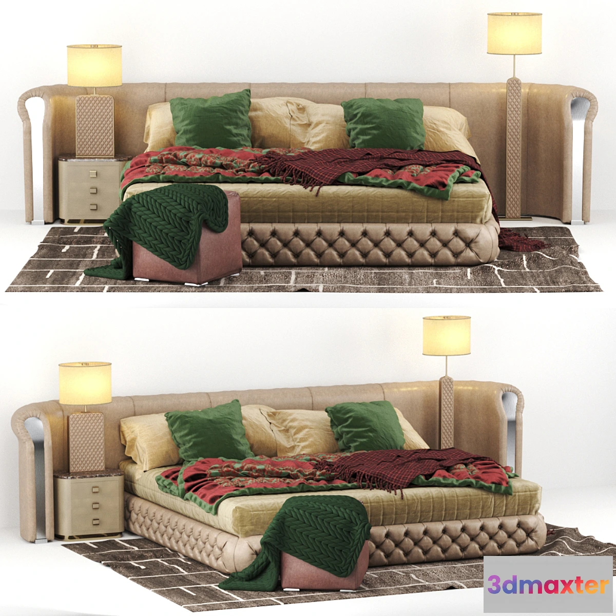 1473292 - Rugiano Furniture  Yaton Form Damasse Bagutta 3D Max