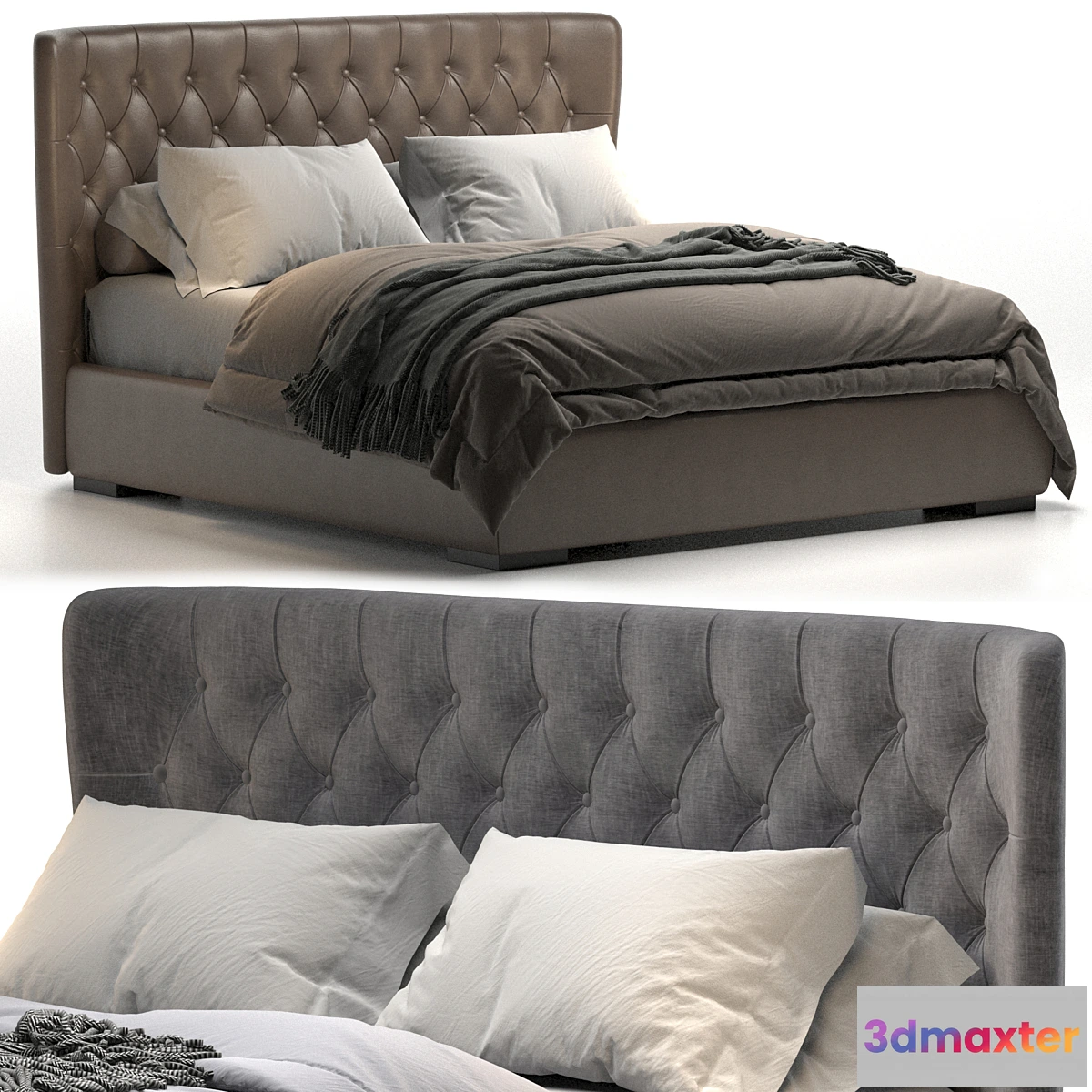 1473916 - Bed Meridiani Lauren 3D Max