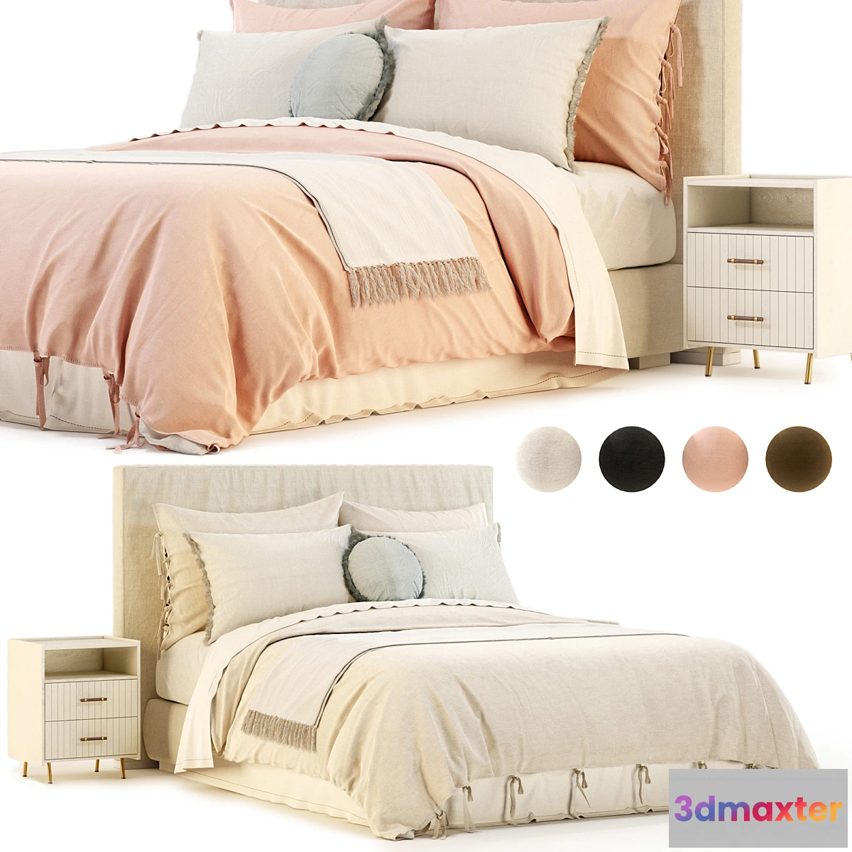 1474118 - Wabi Sabi Bed 3D Max
