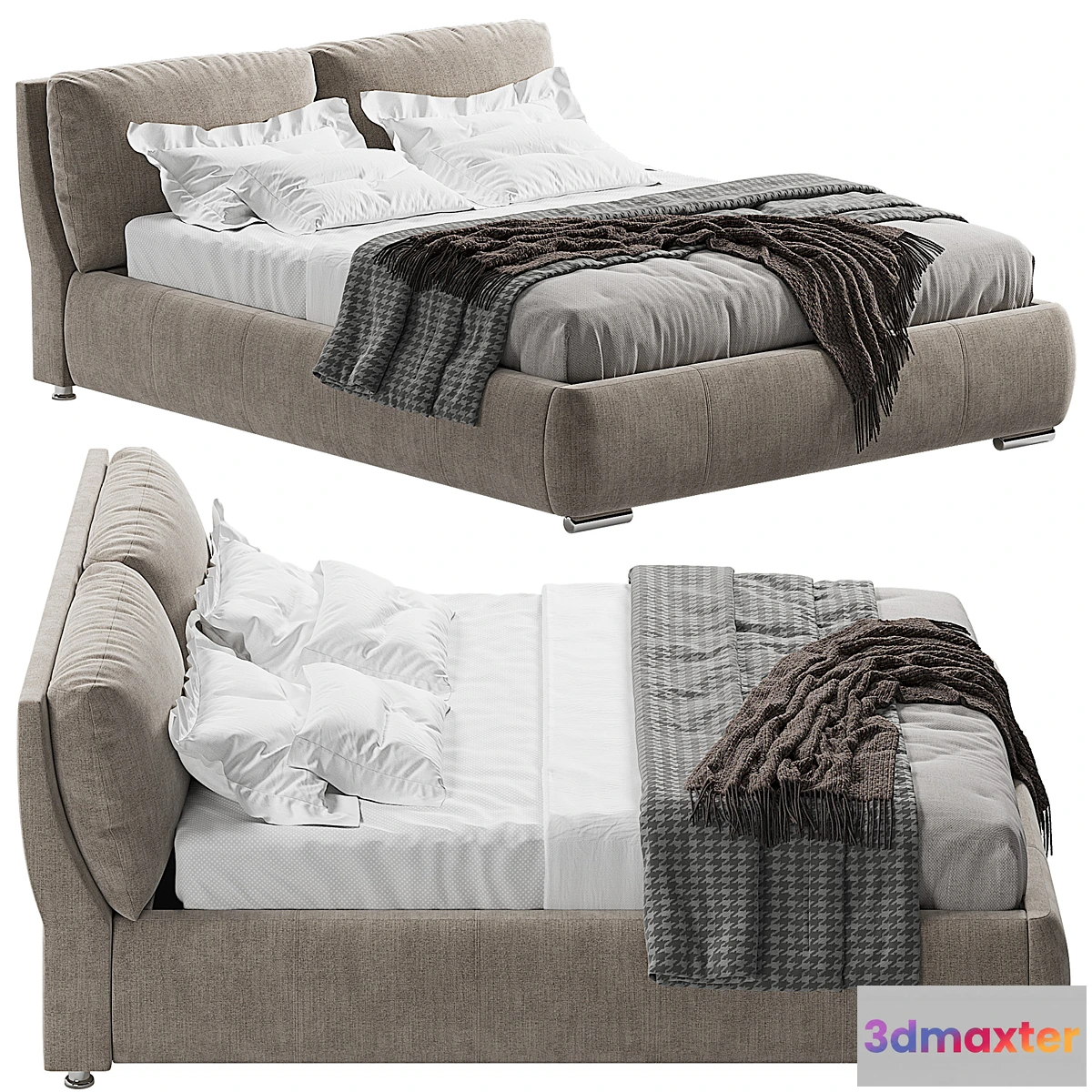 1474446 - Palima Bed Kaza do sofa 3D Max