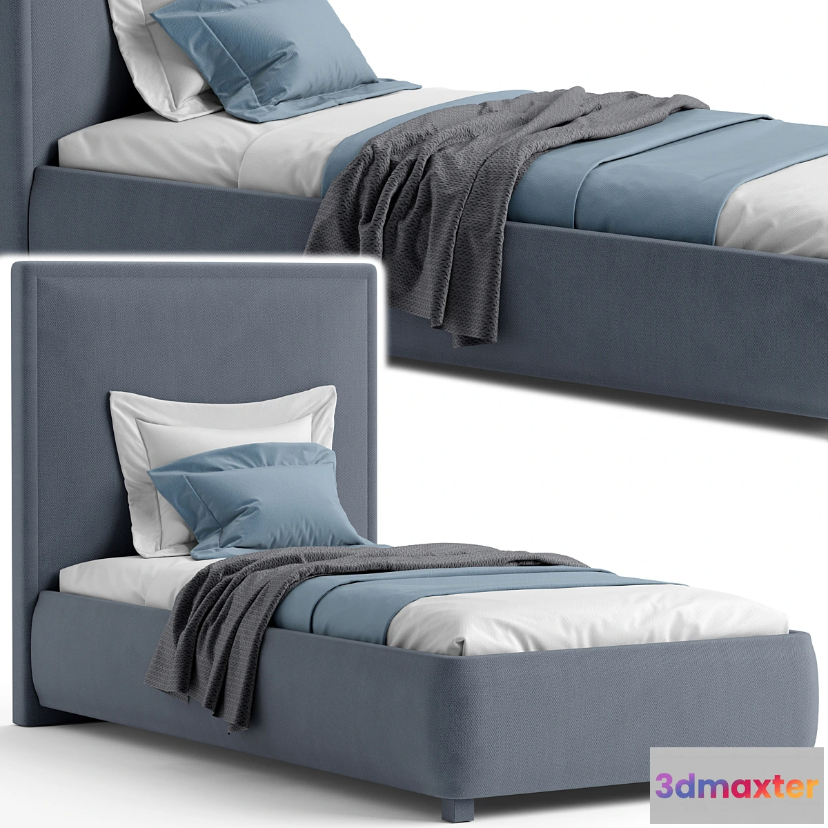 1475444 - Single bed_1 3D Max