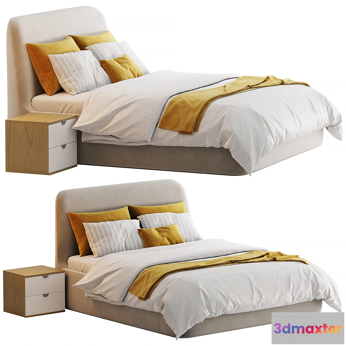 1475654 - Bed Dalti 180 from divan.ru 3D Max