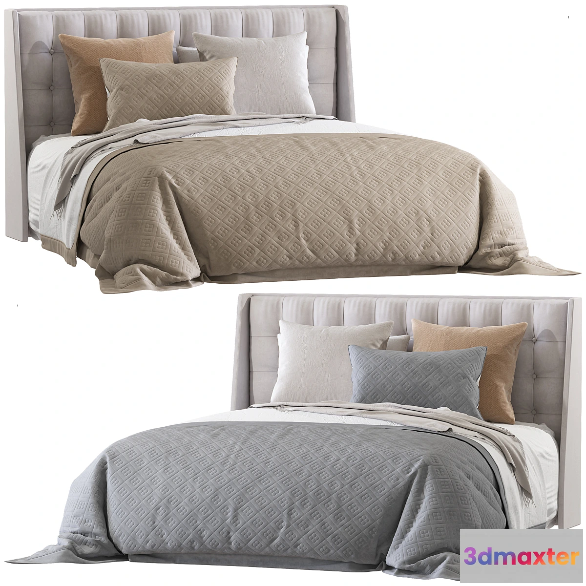 1475894 - Double bed 138 3D Max