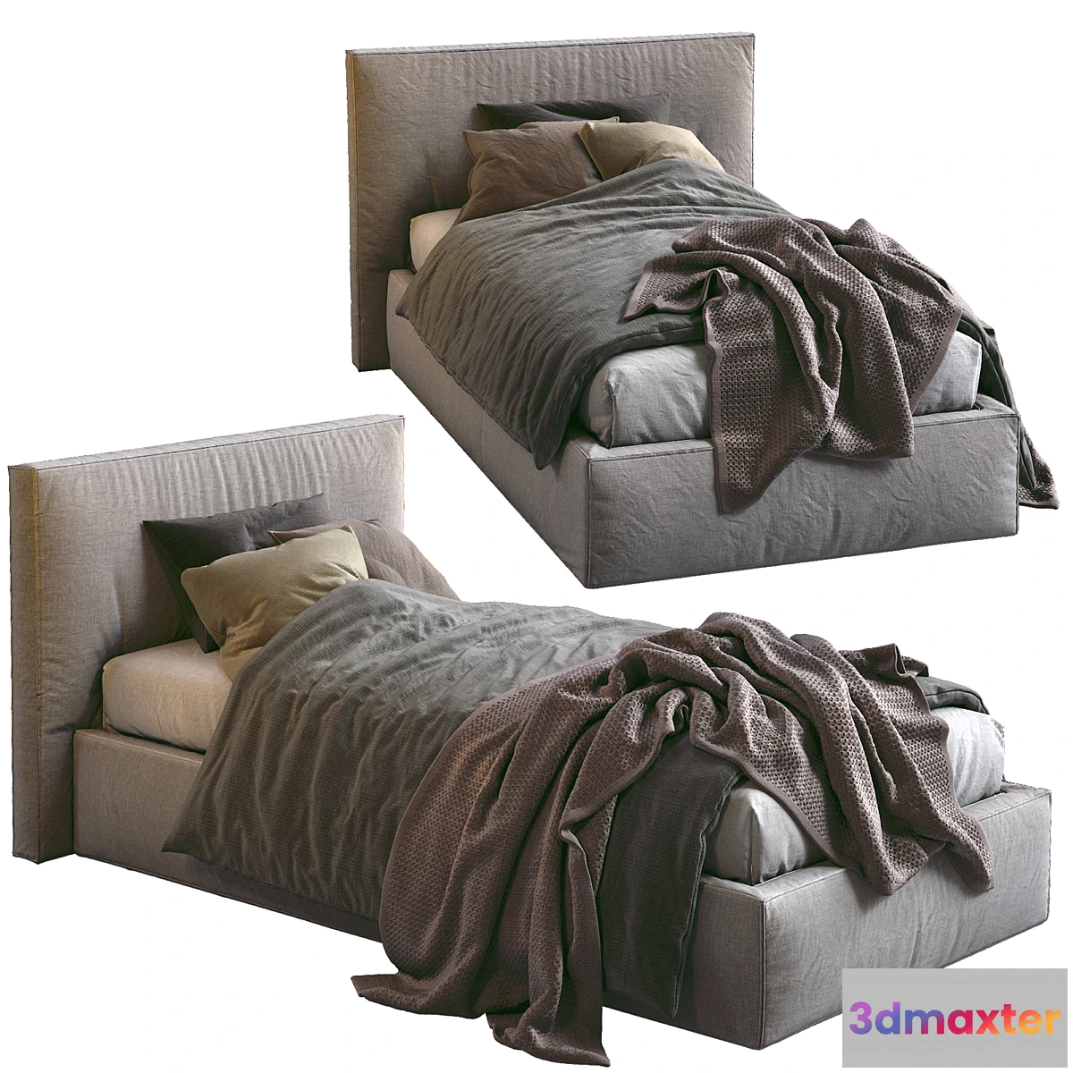 1476090 - Flexteam Single Bed MILLER 3D Max