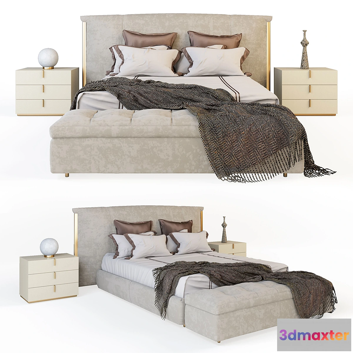 1476094 - Flou Amal Bed 3D Max