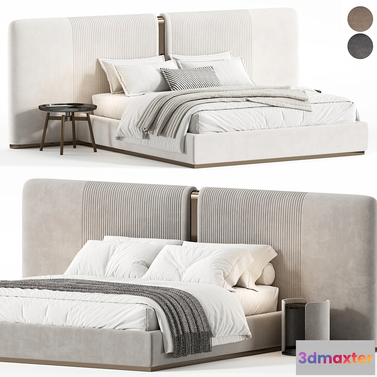 1476112 - Double bed Vogue 3D Max
