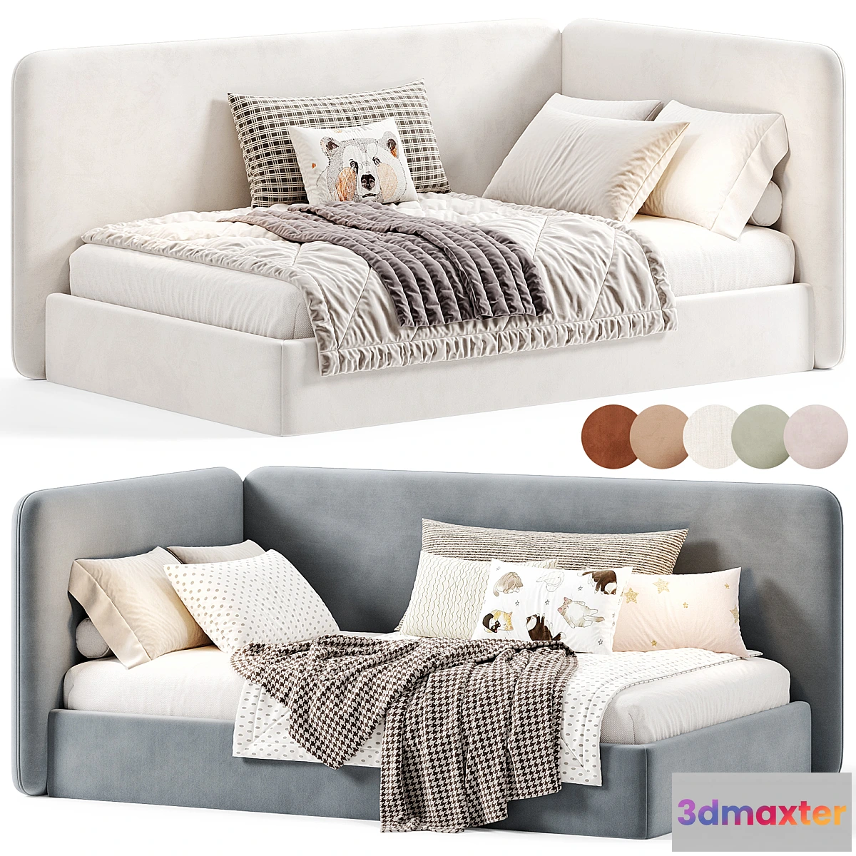 1476424 - LEVEL 03 Kids Bed By Wheelhouse 3D Max