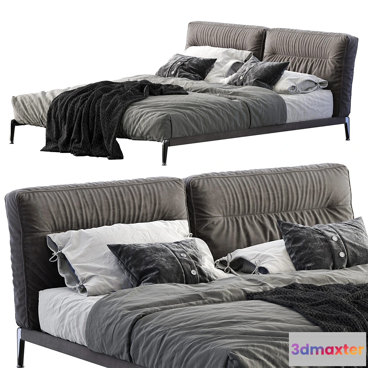 1476834 - Flexform bed adda 3D Max