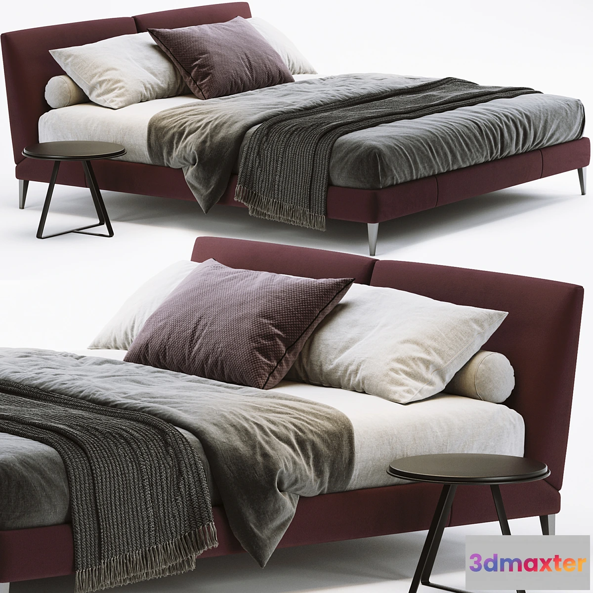 1477084 - Maxalto Selene Bed 3D Max
