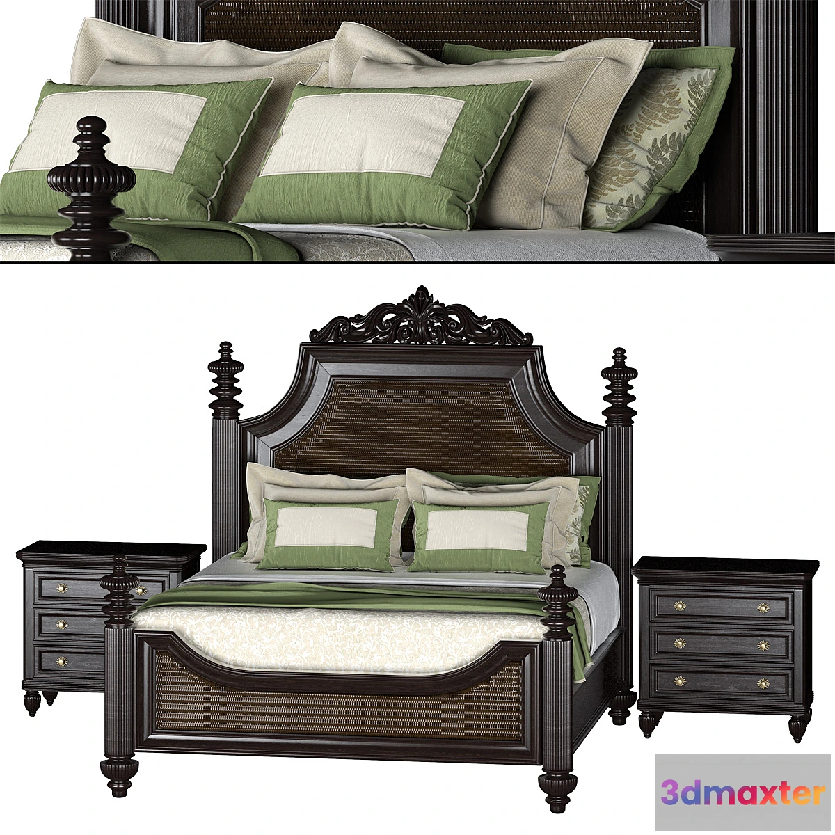 1477088 - LEXINGTON HOME BRANDS HARBOR POINT BED 3D Max