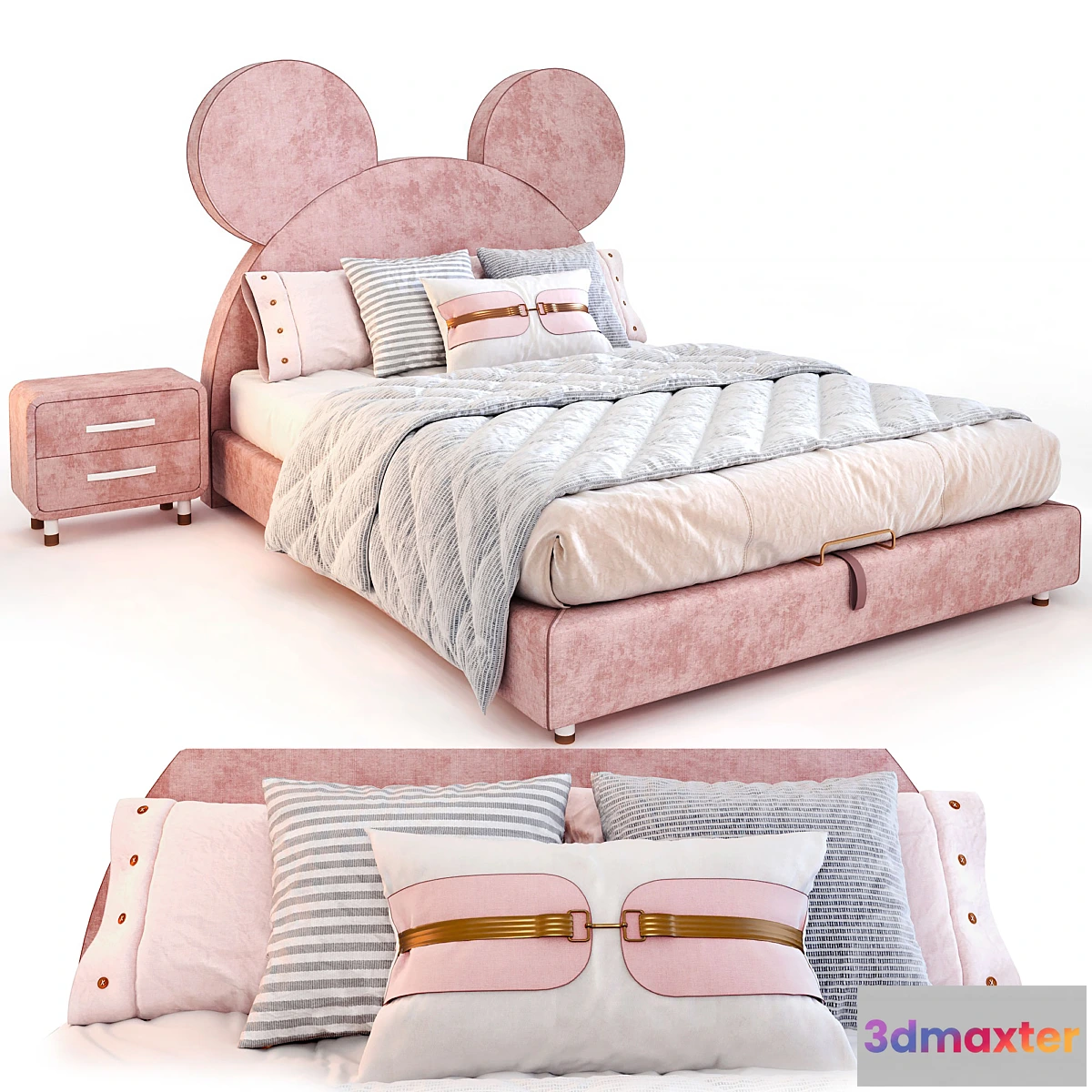 1477420 - Children Bear Bed 3D Max