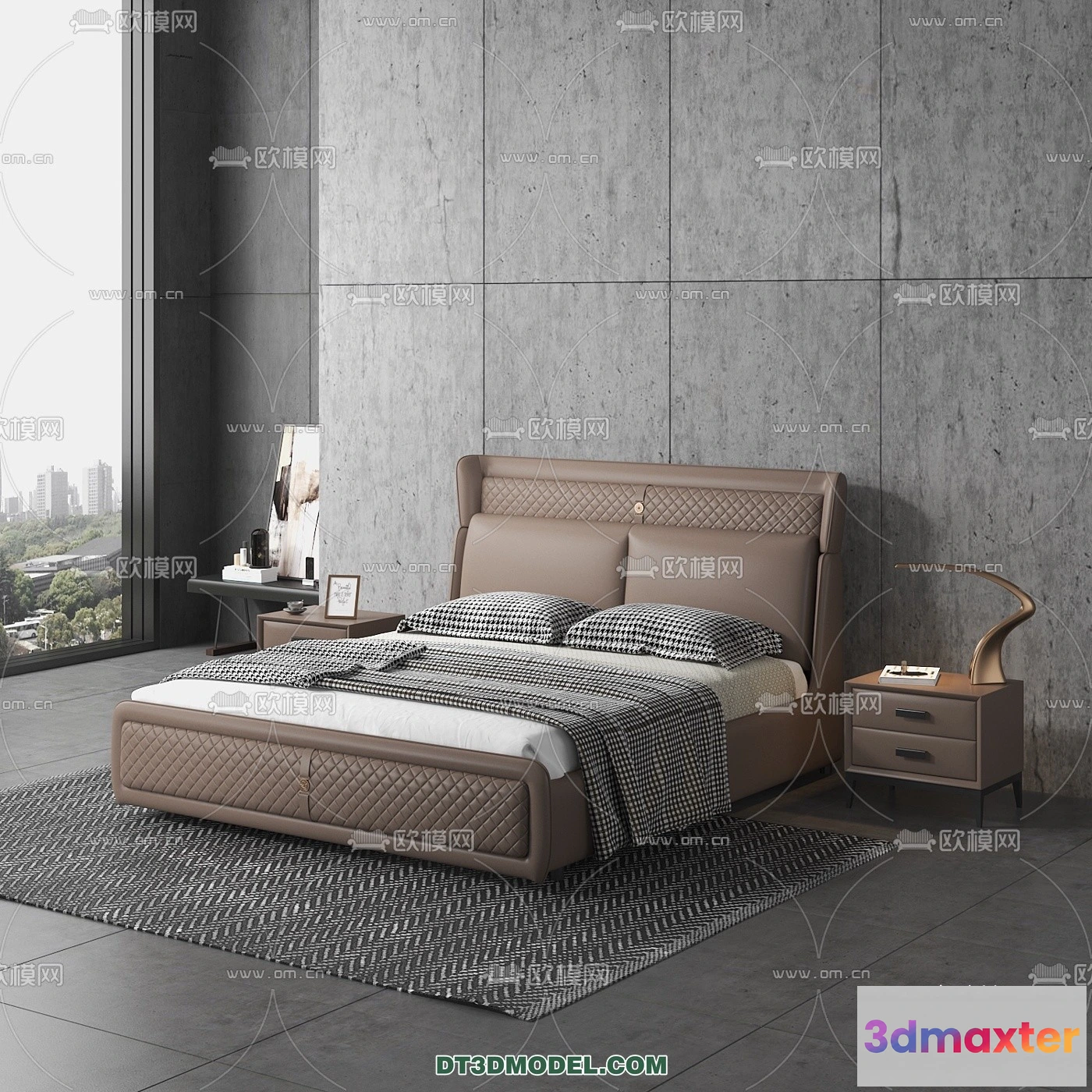 1518064 - FURNITURE - BED - 3D Model For Interior Design - 2202 3D Max