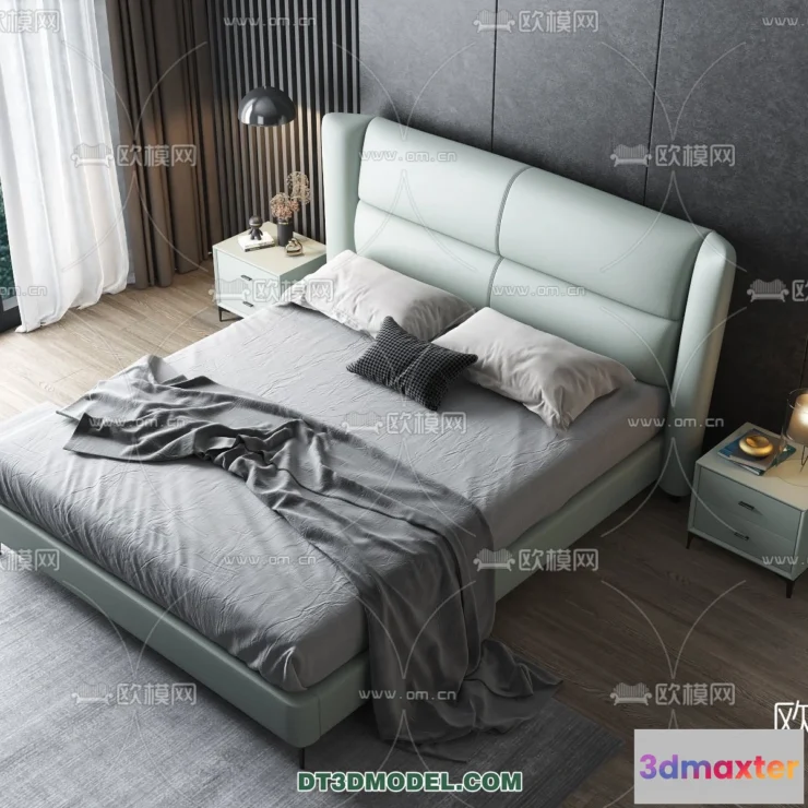 1518124 - FURNITURE - BED - 3D Model For Interior Design - 2232 3D Max