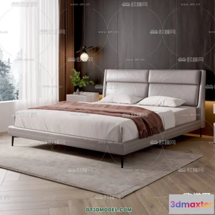 1518144 - FURNITURE - BED - 3D Model For Interior Design - 2242 3D Max