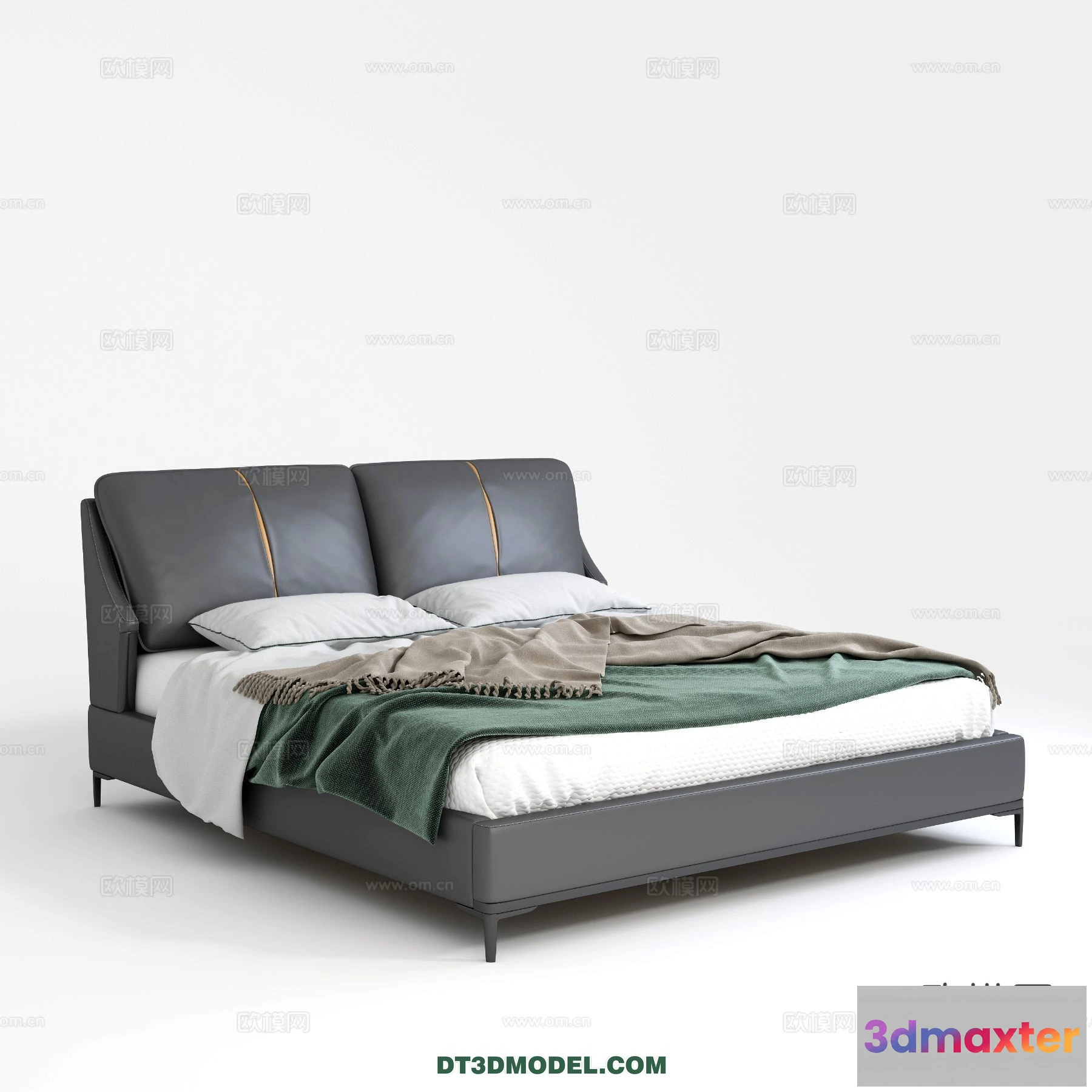 1518194 - FURNITURE - BED - 3D Model For Interior Design - 2267 3D Max