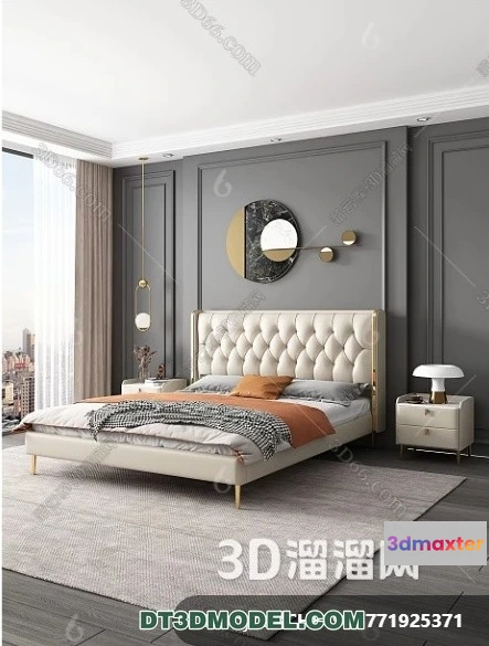 1518204 - FURNITURE - BED - 3D Model For Interior Design - 2272 3D Max