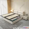 1518214 - FURNITURE - BED - 3D Model For Interior Design - 2277 3D Max