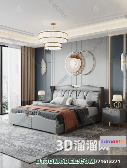 1518228 - FURNITURE - BED - 3D Model For Interior Design - 2284 3D Max