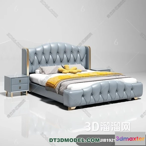 1518232 - FURNITURE - BED - 3D Model For Interior Design - 2286 3D Max