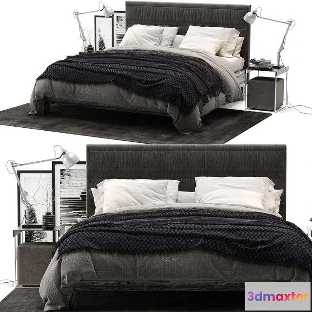 1537606 - Ikea oppland bed 3D Max