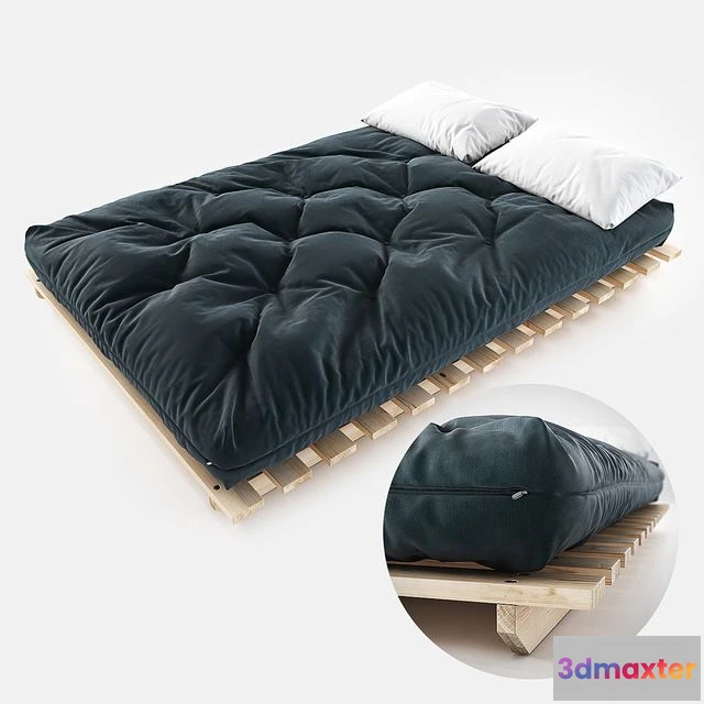 1537670 - Japanese futon 3D Max