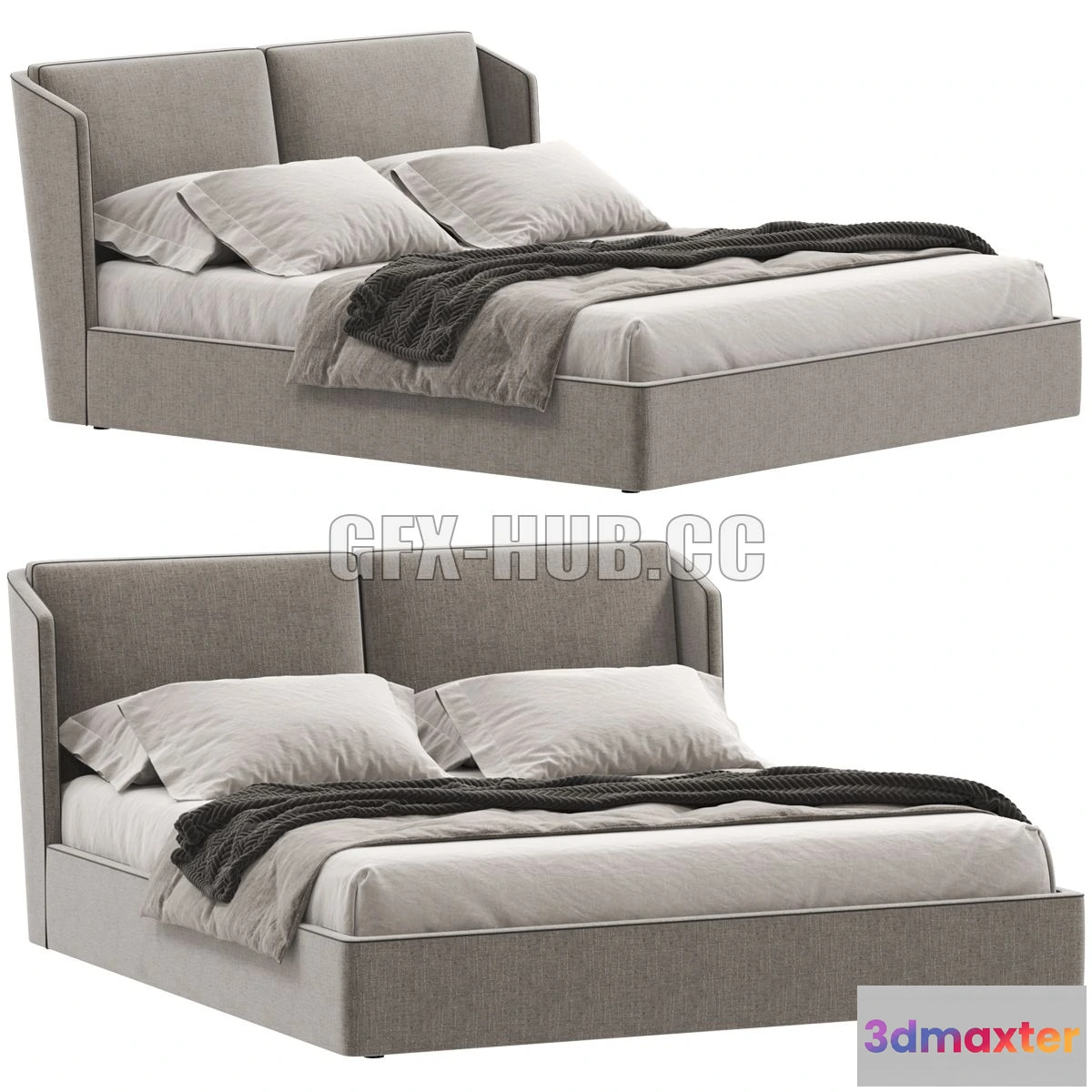 1541245 - Bed Alberta Nikita 3D Max