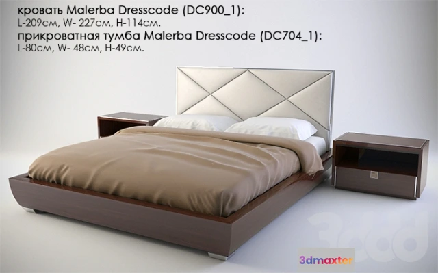 1541507 - bed Malerba Dresscode (DC900_1) 3D Max