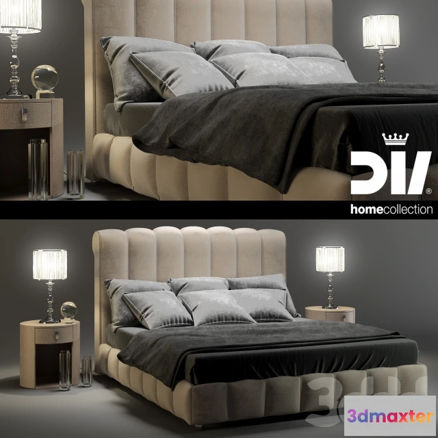 1541823 - DV HOME collection bed BYRON letto 3D Max