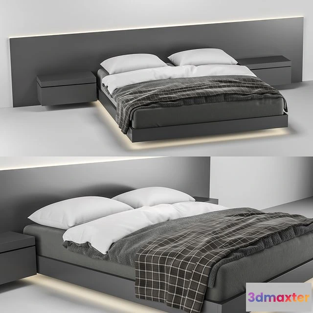 1542281 - Backlit bed 3D Max