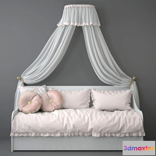 1542769 - Four Poster Bed 01 3D Max