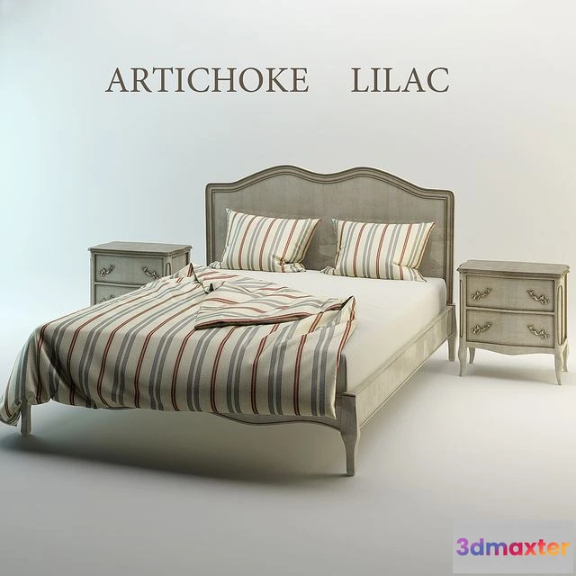 1546000 - Lilac Artichoke 3D Max