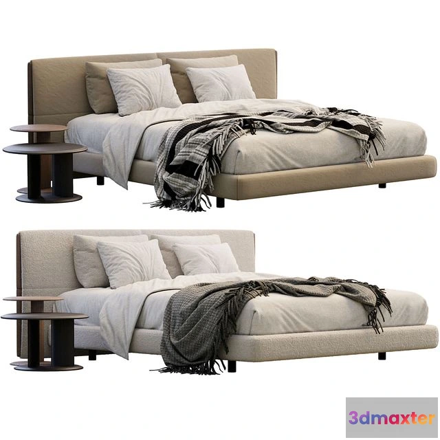 1547747 - Yume Bed By Poliform 3D Max