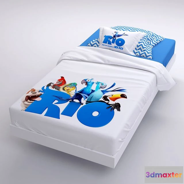 1548139 - Baby bedding Rio 3D Max