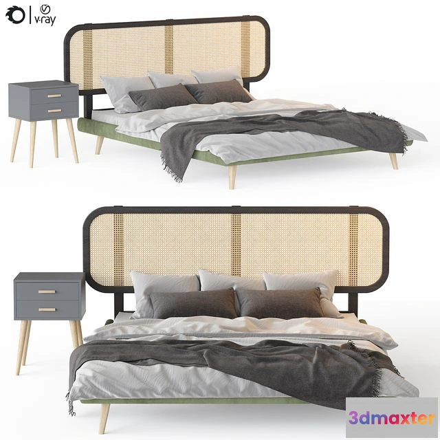 1548231 - Bed Male table Evaine 3D Max