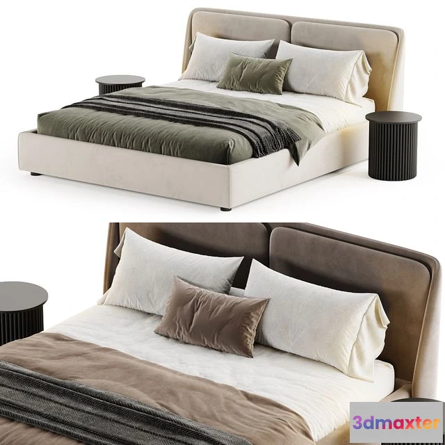 1548255 - Bend Bed Ditre Italia 3D Max