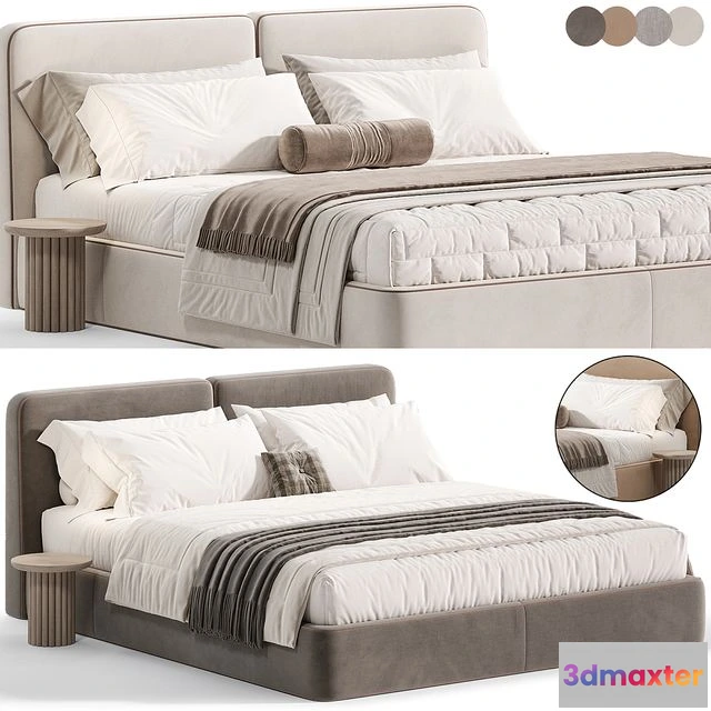 1549037 - Imole Bed by One Home 3D Max