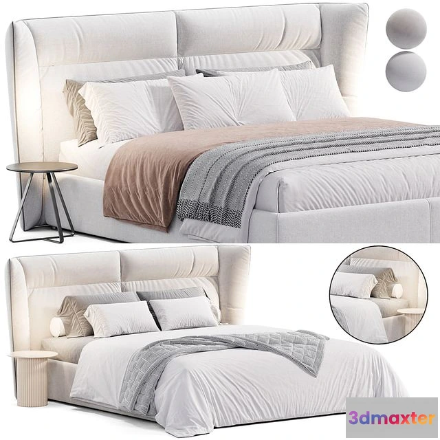 1549573 - Pasodoble bed by Lecomfort 3D Max