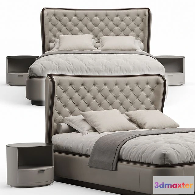 1550101 - Medea Lifestyle 1905 Margot Bed 3D Max