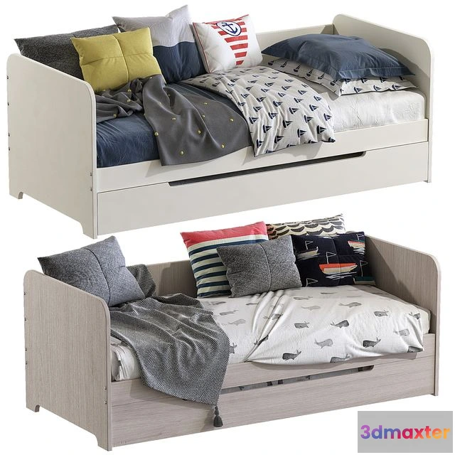 1550511 - Banquette Lit Gigogne Bed 3D Max