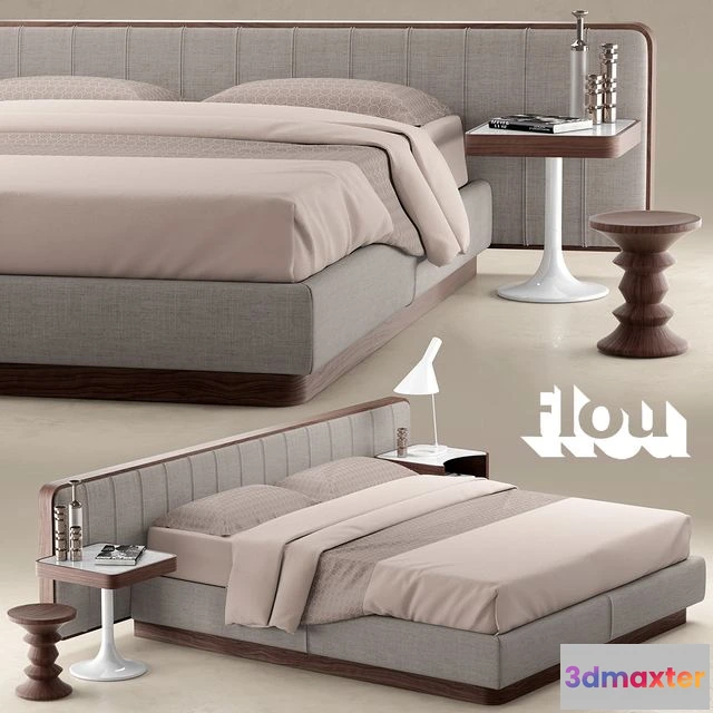 1550573 - Bed FLOU LETTO ERMES 3D Max