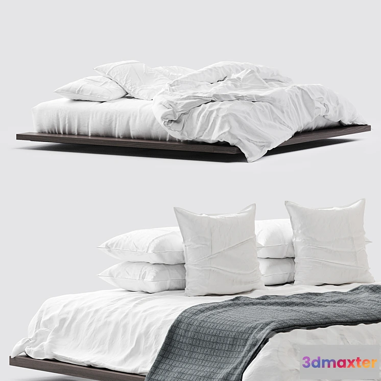 1552877 - White bed linen_5 3D Max