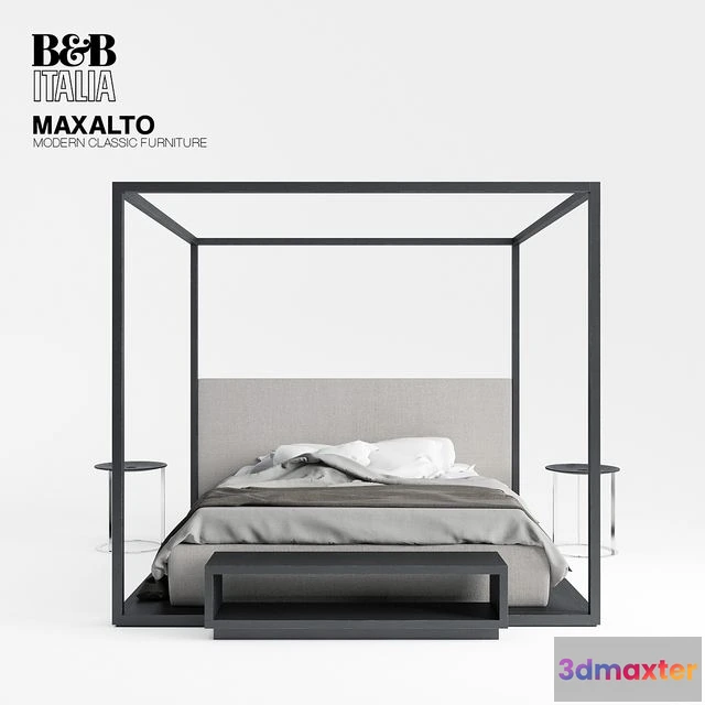 1553769 - B & B Italia - Maxalto Alcova bed 3D Max
