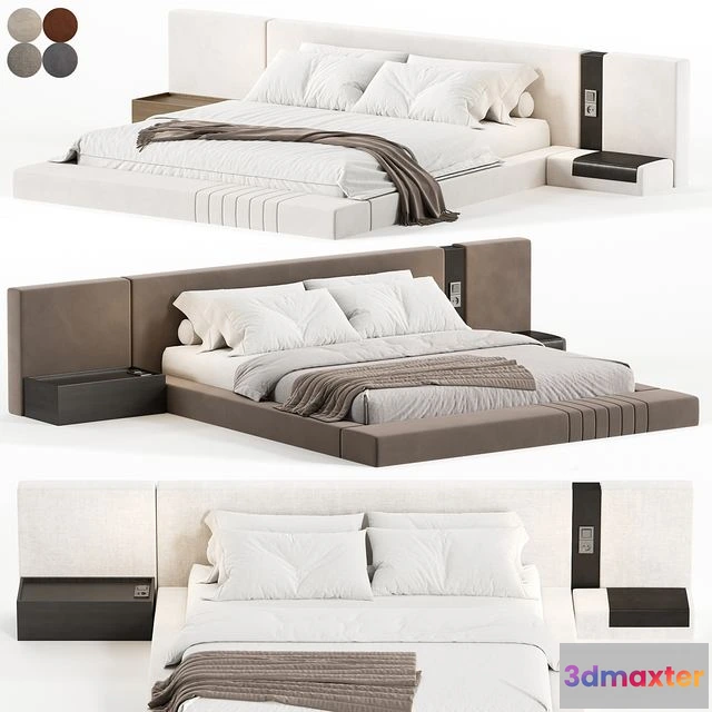 1554055 - Double bed 13 3D Max