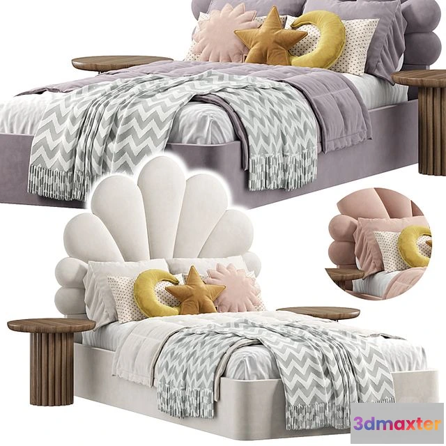 1554579 - SHELL Kids Bed 3D Max