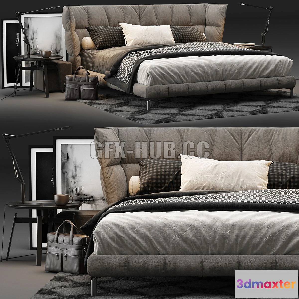 1554799 - Bed & Breakfast Italia - Husk Bed 3D Max