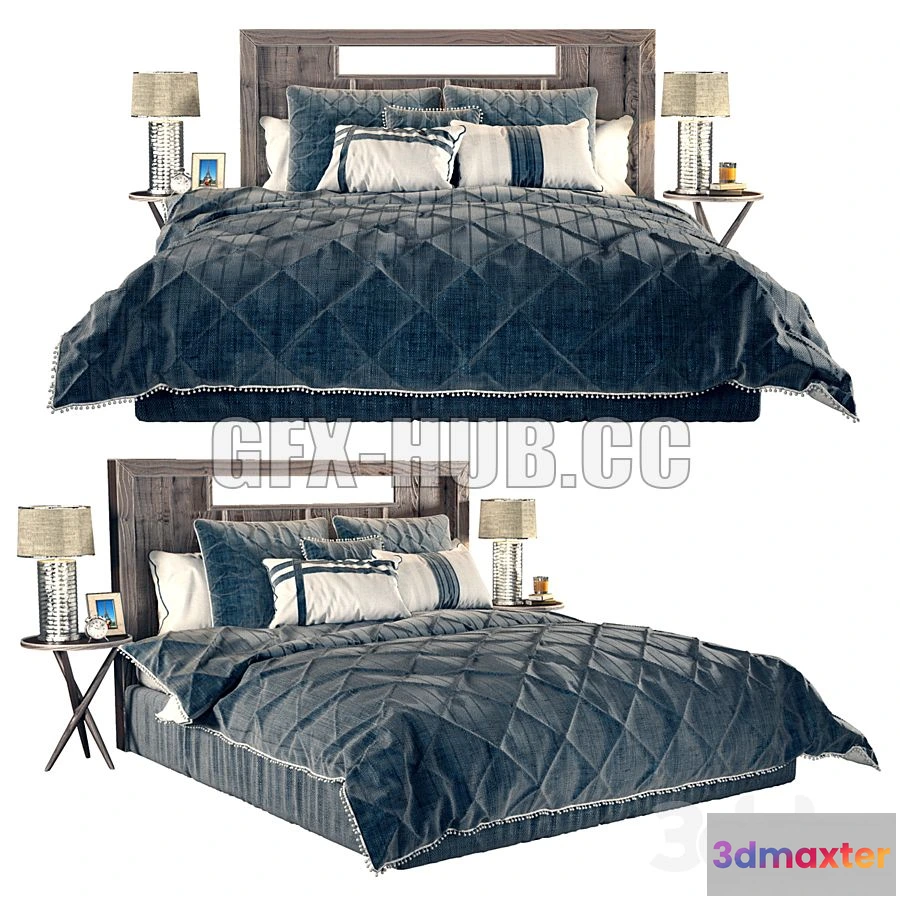 1554905 - Drucilla Comforter Set HMPT1817 3D Max