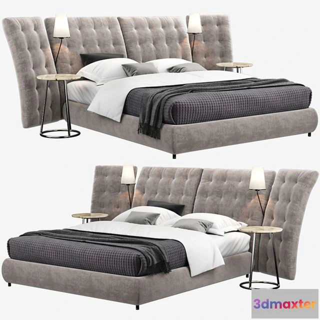 1554979 - Angle FLOU bed 3D Max