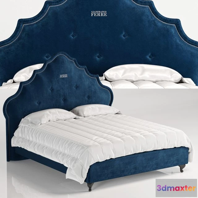 1555123 - Bed Gianfranco Ferre Marriott 3D Max